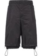 Prada Drawstring Cargo Shorts - Black