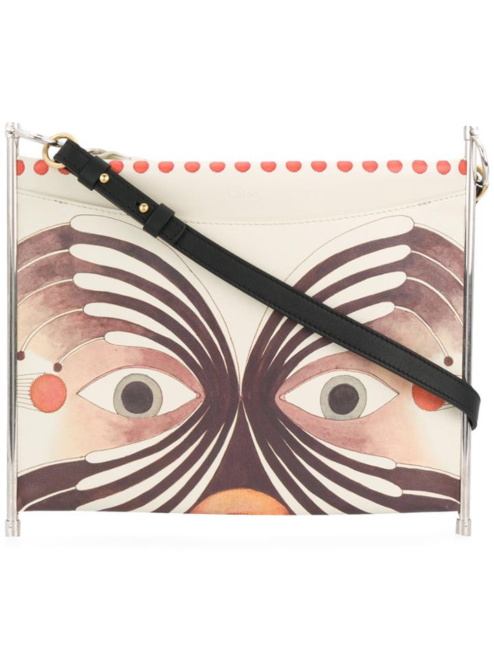 Chloé Roy Printed Bag - Nude & Neutrals