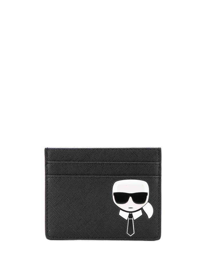 Karl Lagerfeld Karl Print Wallet - Black