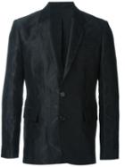 Ann Demeulemeester 'sparrow' Blazer, Men's, Size: Small, Black, Cotton/linen/flax/nylon/viscose