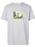 Supreme Greetings From Ny Tee - Grey