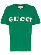 Gucci Baby Print Logo Short Sleeve T-shirt - Green