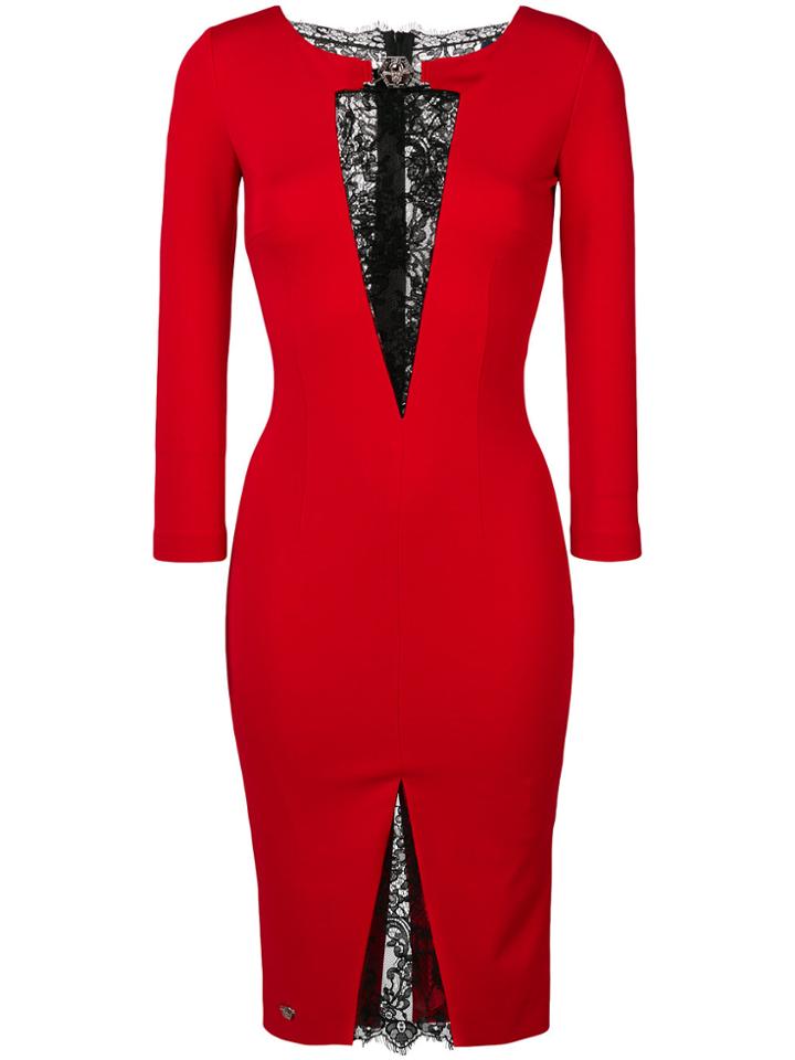 Philipp Plein Long Island Cocktail Dress - Red