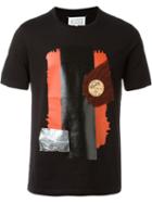 Maison Margiela Abstract Print T-shirt, Men's, Size: 48, Black, Cotton