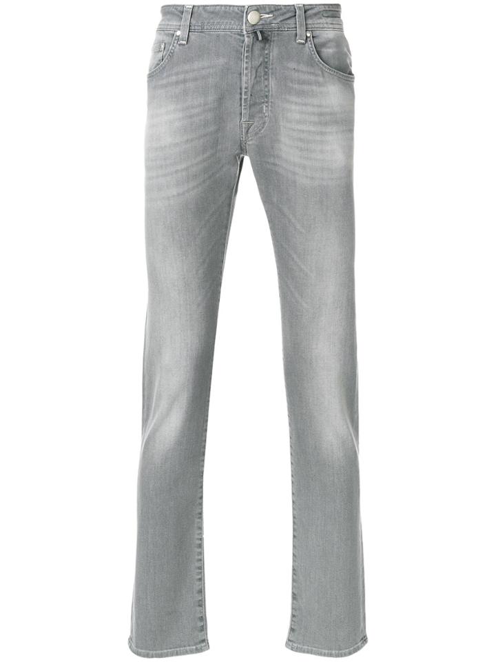 Jacob Cohen Slim-fit Denim Trousers - Grey
