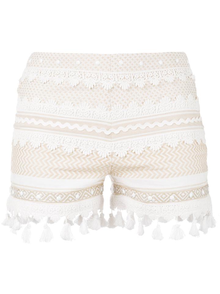 Dodo Bar Or - Moav Shorts - Women - Cotton - L, Nude/neutrals, Cotton