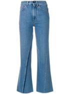 Ports 1961 Cropped Boyfriend Jeans - Blue