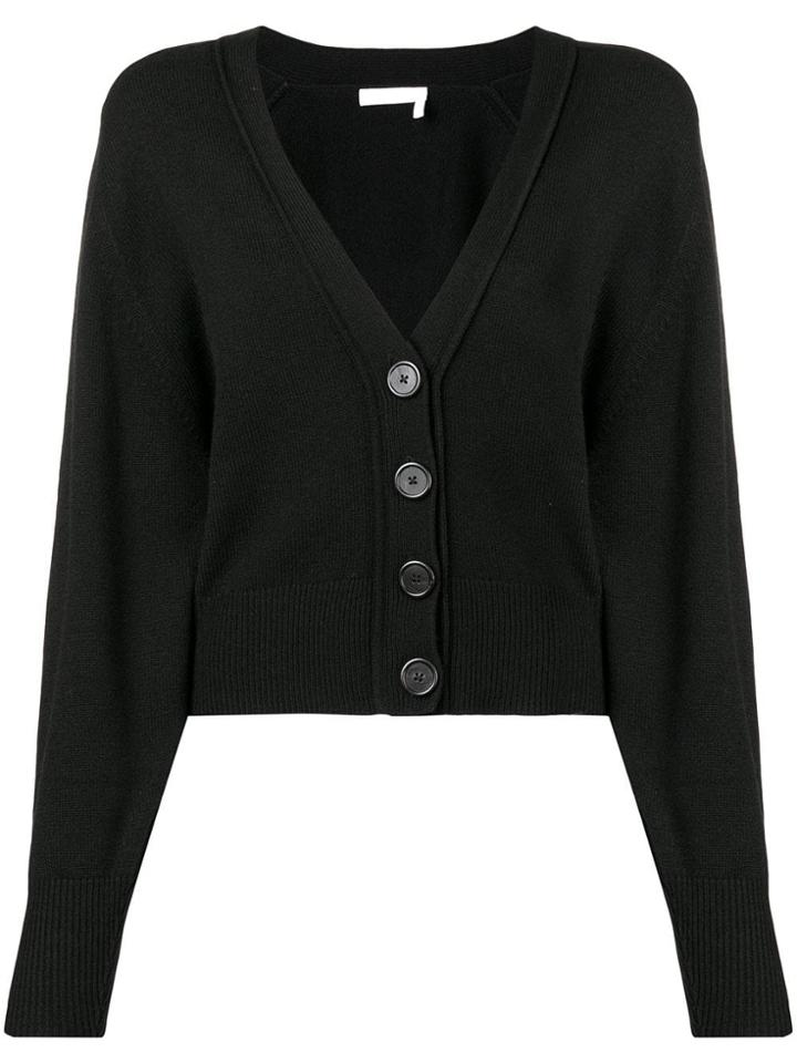 Chloé Classic Buttoned Cardigan - Black