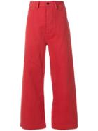 Bellerose Wide Leg Jeans - Red