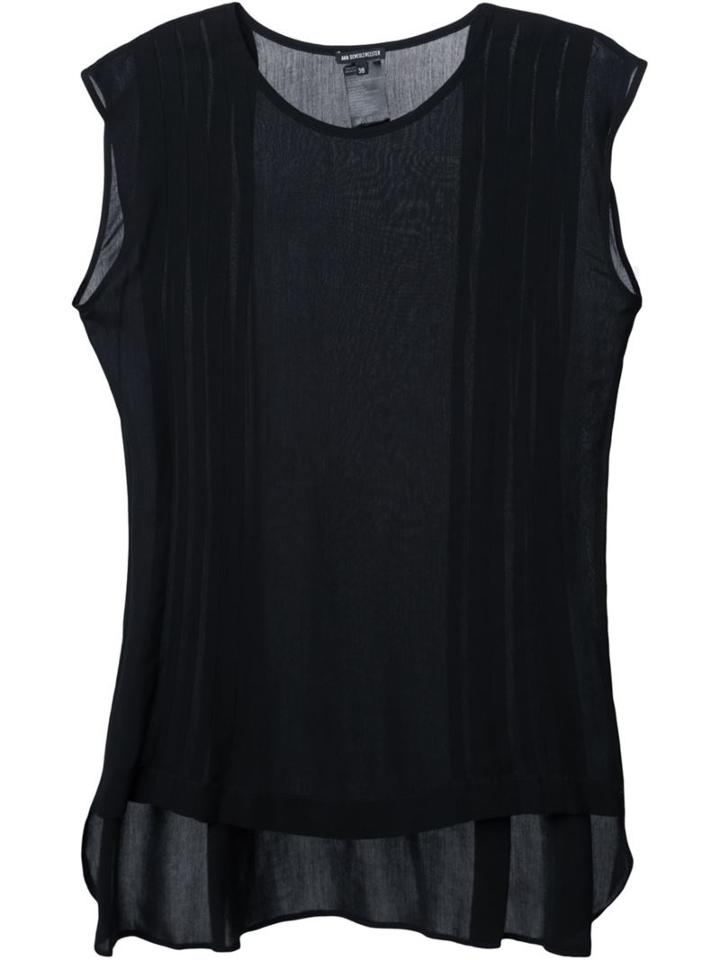 Ann Demeulemeester High Low Hem Top