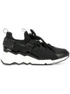 Pierre Hardy Contrast Sole Sneakers - Black