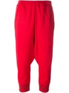 Y-3 Cropped Drop Crotch Track Pants