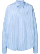 Ami Alexandre Mattiussi Oversized Long Sleeve Shirt With Chest Pocket