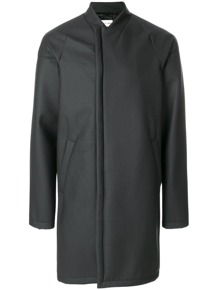 Helmut Lang Collarless Coat - Black