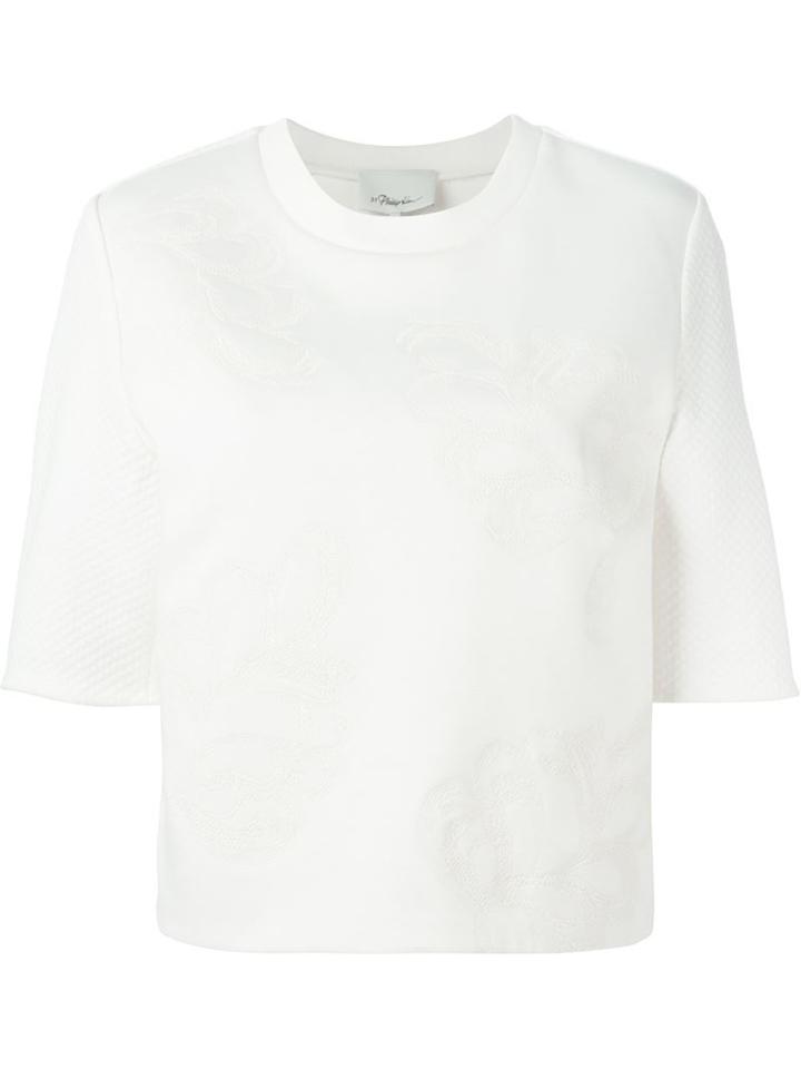 3.1 Phillip Lim Fern Quilted Boxy Top