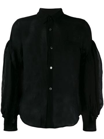 Comme Des Garçons Comme Des Garçons Layer Sleeve Shirt - Black