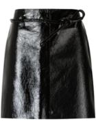 Egrey - Leather Skirt - Women - Leather - 36, Women's, Black, Leather