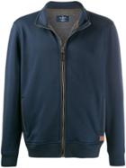 Hackett Jersey Zip-up Sweat Jacket - Blue