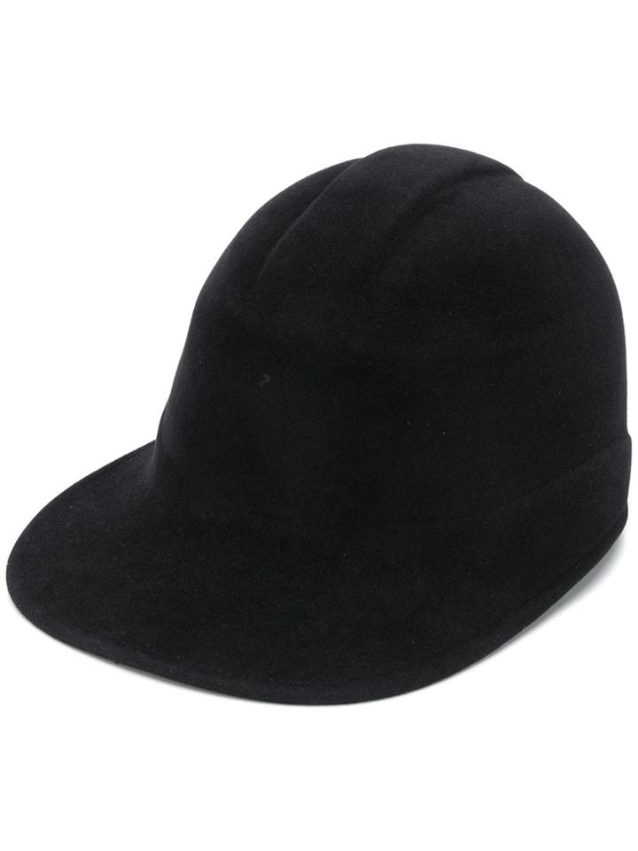 Ermenegildo Zegna Woven Baseball Cap - Black