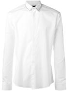 Les Hommes - Studded Slim-fit Shirt - Men - Cotton/spandex/elastane - 50, White, Cotton/spandex/elastane
