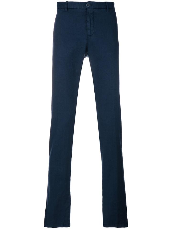 Etro Cuba Washed Trousers - Blue