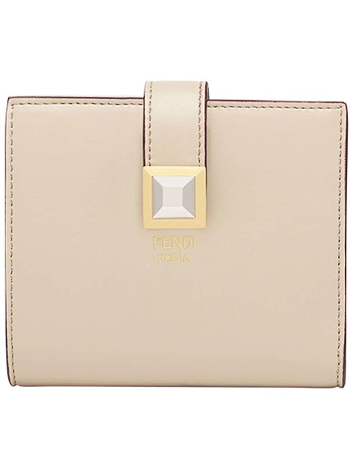 Fendi Compact Rainbow Wallet - Pink