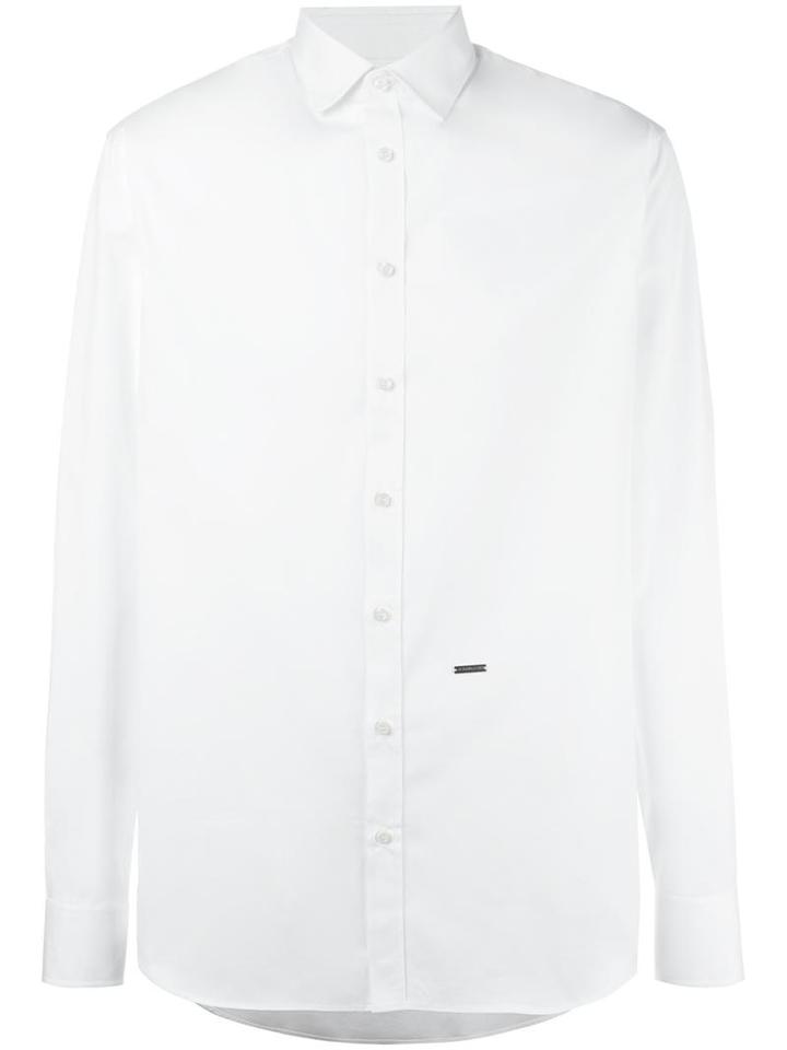 Dsquared2 Classic Oxford Shirt, Men's, Size: 44, Cotton/spandex/elastane
