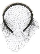 Red Valentino Tulle Hairband - Black