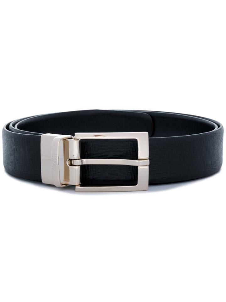Boss Hugo Boss Gold-tone Buckle Belt - Black