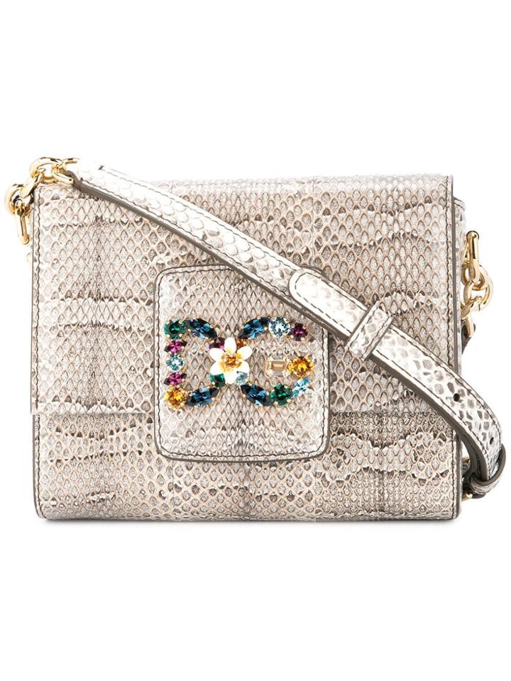 Dolce & Gabbana Small Dg Millennials Crossbody Bag - Neutrals
