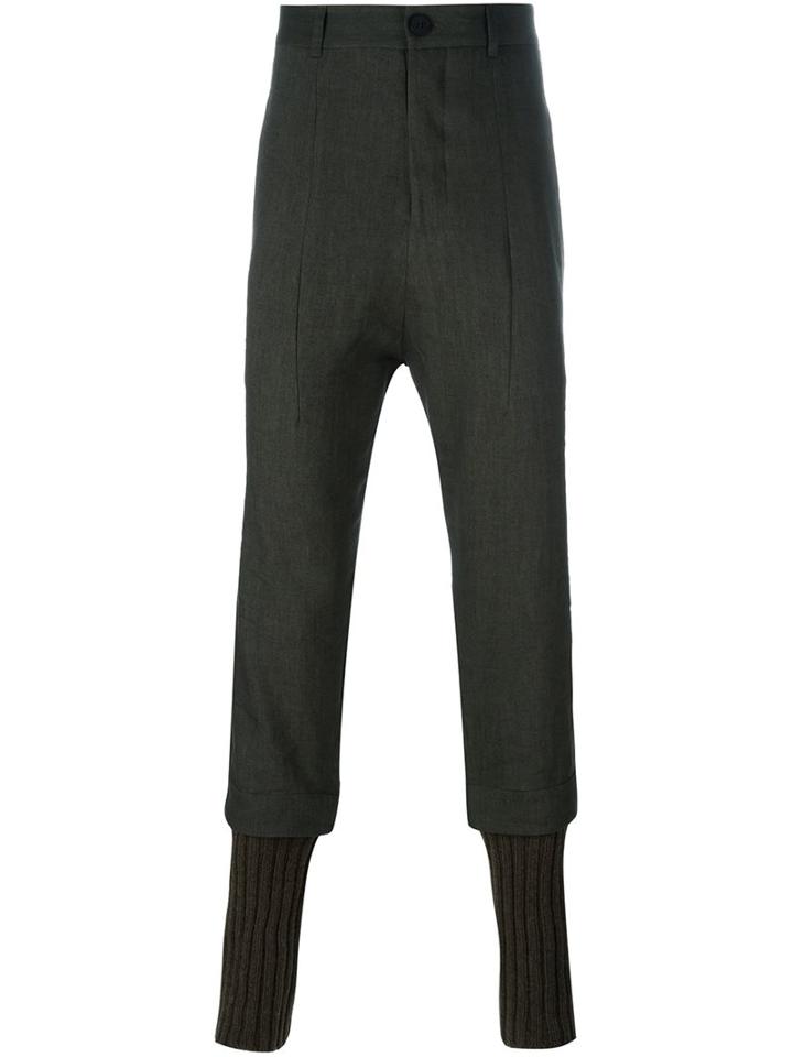Isabel Benenato Pleated Tapered Trousers