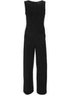 Norma Kamali Kamalilikulture X Norma Kamali Sleeveless Jumpsuit, Women's, Size: Xs, Black, Polyester/spandex/elastane
