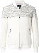 Loveless Camouflage Panel Sports Jacket - White