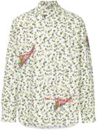 Marni Helicopter Print Floral Shirt - White