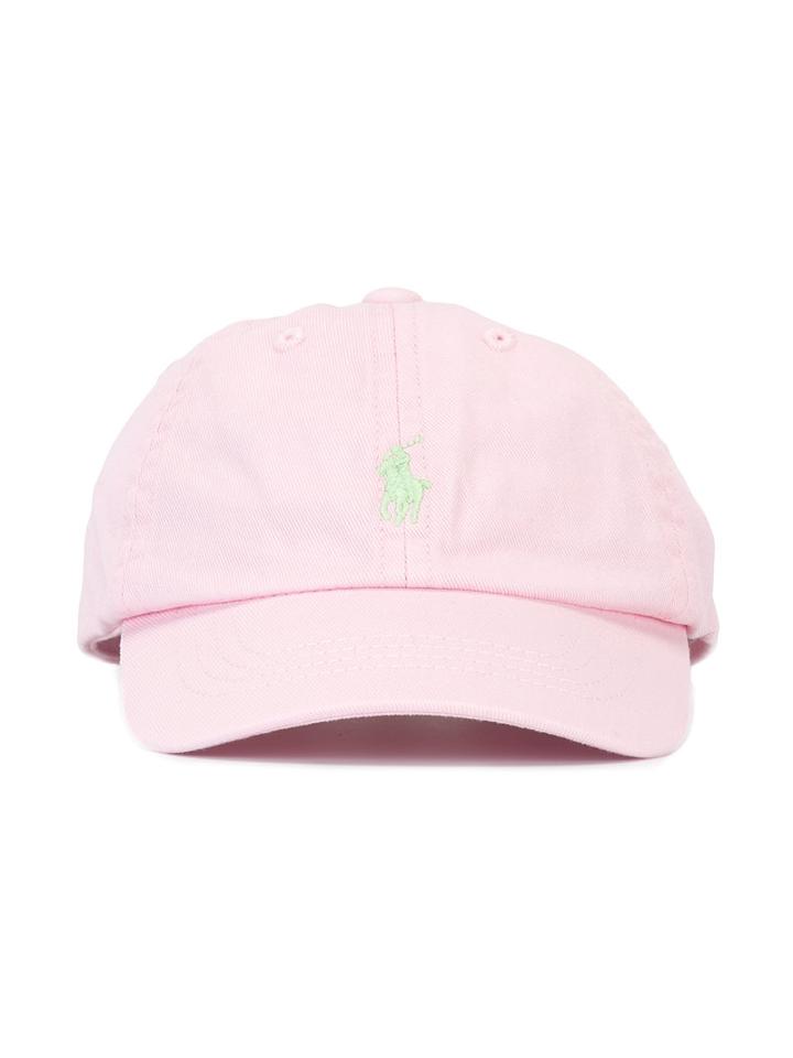 Ralph Lauren Kids Logo Embroidered Cap, Girl's, Pink/purple