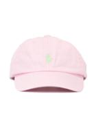 Ralph Lauren Kids Logo Embroidered Cap, Girl's, Pink/purple