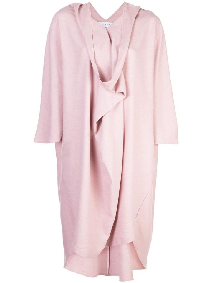 The Celect Flared Poncho Dress - Pink