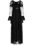 Philosophy Di Lorenzo Serafini Lace Bustier Dress - Black