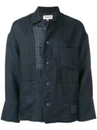 Ymc Patchwork Shirt Jacket - Blue