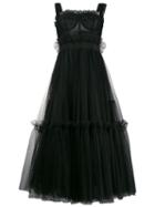 Dolce & Gabbana Tiered Midi Dress - Black
