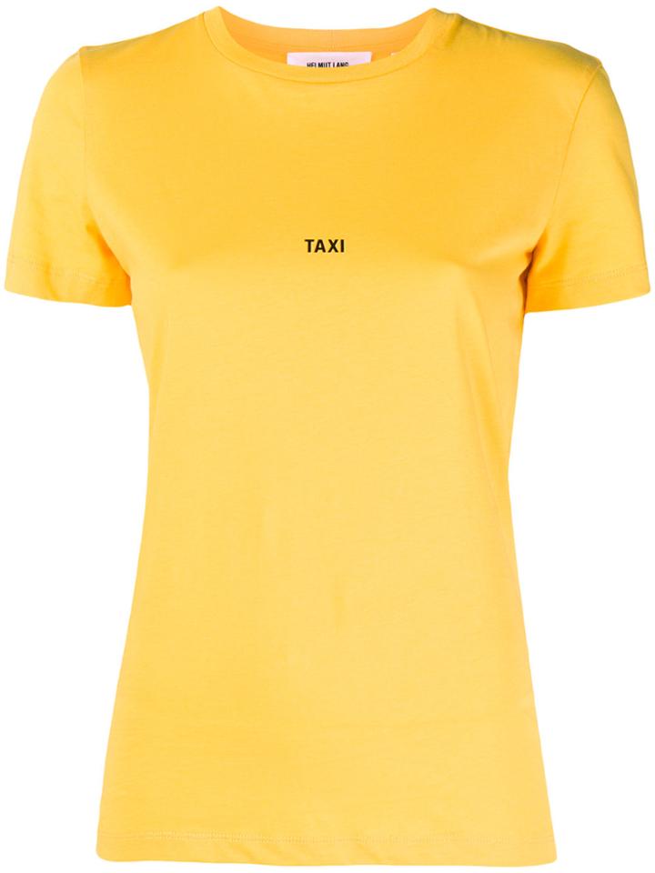 Helmut Lang Taxi T-shirt - Yellow & Orange