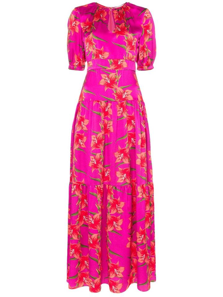 Borgo De Nor Alma Floral Print Maxi Dress - 108 - Multicoloured