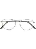 Dior Eyewear Square Wire-frame Glasses - Silver