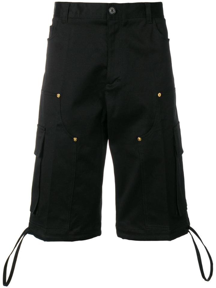 Versace Jeans Cargo Bermuda Shorts - Black