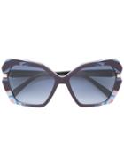 Emilio Pucci - Oversized Sunglasses - Women - Acetate - One Size, Black, Acetate