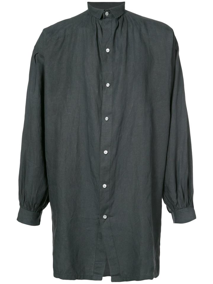 Horisaki Design & Handel Sheer Long Shirt - Black
