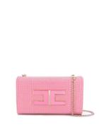 Elisabetta Franchi Studded Crossbody Bag - Pink