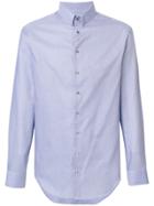 Giorgio Armani Textured Shirt - Blue