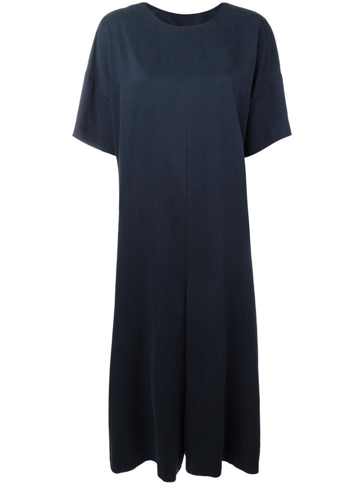Dusan - Loose-fit Jumpsuit - Women - Silk - One Size, Blue, Silk