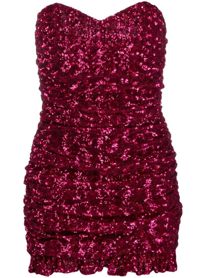 Giuseppe Di Morabito Sequinned Mini Dress - Pink